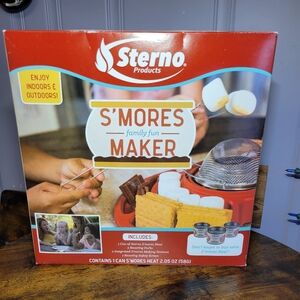 Red S'mores Maker for Indoor and Outdoor Fun